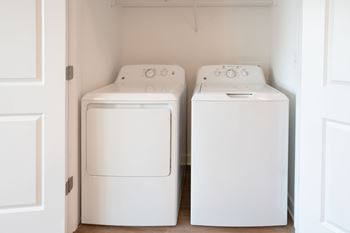 Washer dryer in unit
